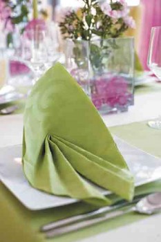 Ubrousek ELEGANCE LILY zelená, 35 ks