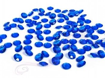 Briliantové kamínky královská modrá, 100 ks