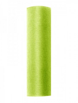 Organza sněžná zelená, 16cm/9m