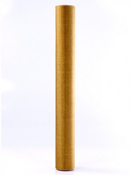 Organza třpytivá zlatá, šířka 36 cm, návin 9 m