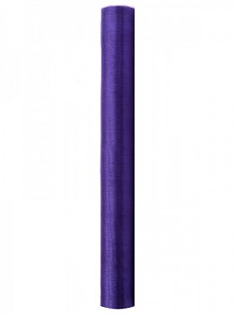 Organza hladká fialová 36cm/9m