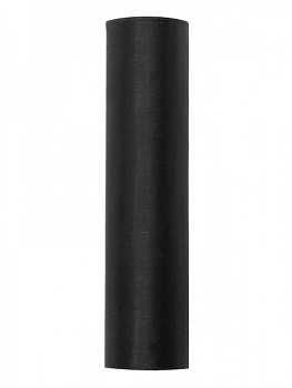 Organza hladká černá, 16cm/9m