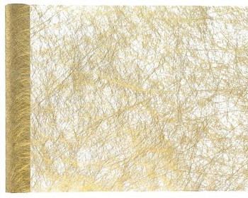 Metalická šerpa Premium, zlatá 30 cm x 25 m 731287869