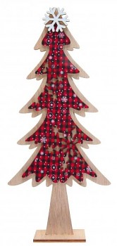 Vánoční dřevěná dekorace - strom 731288257