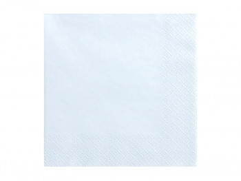 UBROUSKY jednobarevné světle modré - 33x33cm 20ks 731300712