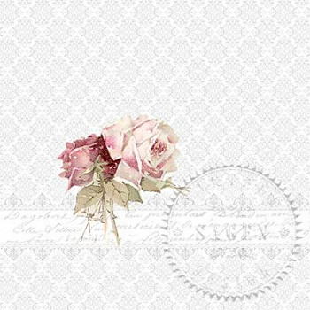Ubrousky Sagen &quot;2 Roses&quot; ornament, 20 ks 731301103