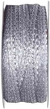 Stuha metalická stříbrná, 3 mm x 25 m 731335653