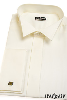 Pánská košile FRAKOVKA SLIM s dvojitými manžetami na manžetové knoflíčky 154-2