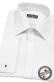 Pánská košile LUX s dvojitými manžetami na manžetové knoflíčky 517-01