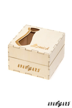 Dřevěná dárková krabička Ženich 923-3708