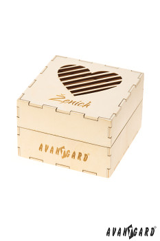 Dřevěná dárková krabička Ženich 923-3722
