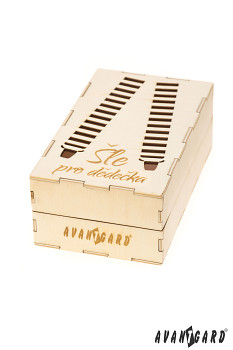 Dřevěná dárková krabička na šle Pro dědečka 921-3719