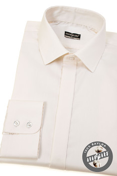 Pánská košile SLIM s krytou légou 132-225