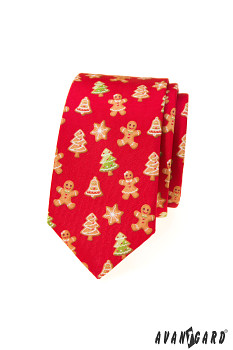 Vánoční kravata SLIM LUX 571-19101
