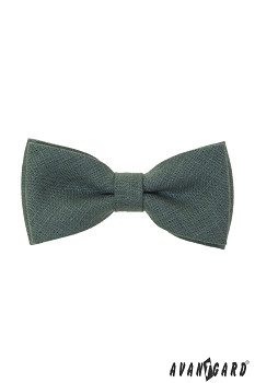 Motýlek PREMIUM lněný s kapesníčkem 609-103