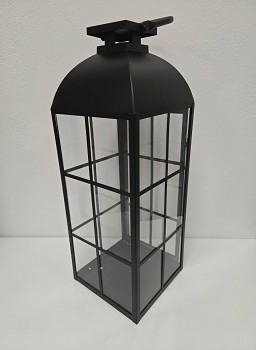 Černá lucerna 50 cm