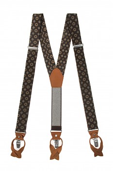 Šle ve tvaru Y s variabilním zapínáním na klipy nebo kožená poutka 864-630269