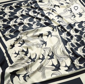 Šátek Birds 140x140 884-4405