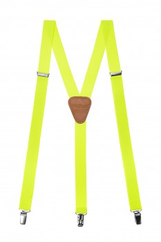 Šle Y s koženým středem a zapínáním na klipy - 25 mm 867-272769