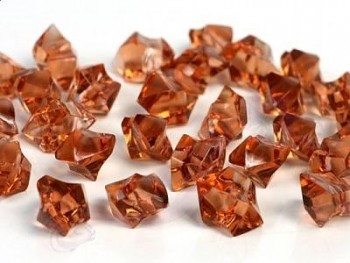 Krystalové kamínky karamel, 50 ks