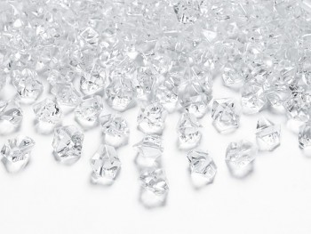 Ledové krystalky bílé, 40 ks