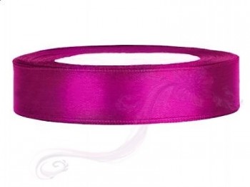 Saténová stuha fushia, 12mm/25m