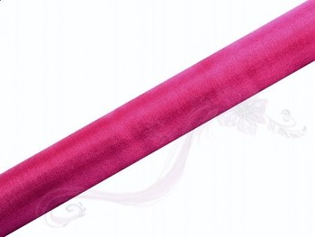 Organza sněžná fushia, šířka 36 cm, návin 9 m