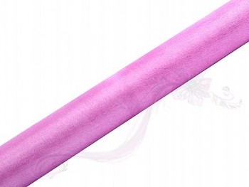 Organza sněžná růžová, šířka 36 cm, návin 9 m