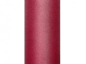 Tyl v roli bordó 15 cm x 9 m - 731191170