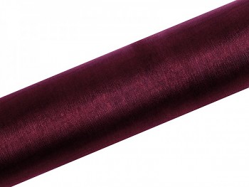 Organza hladká bordo, 16cm/9m