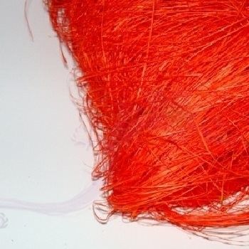 Barevné sisalové vlákno oranžové 731189011