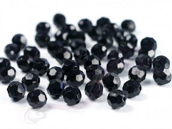 Krystalové korálky 10mm, černé 731189102