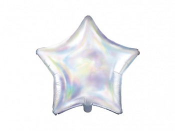 Foliový balónek holografická hvězda, 48 cm 731230249