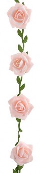 Girlanda s růžemi růžové 120 cm 731251788